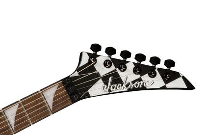 Jackson X Series Soloist™ SLX DX, Laurel FB, Black and White Checkerboard