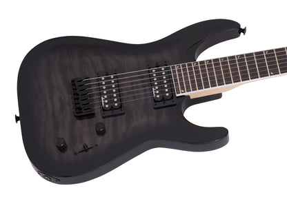 Jackson JS SERIES DINKY® ARCH TOP JS32Q DKA HT, Trans Black Burst