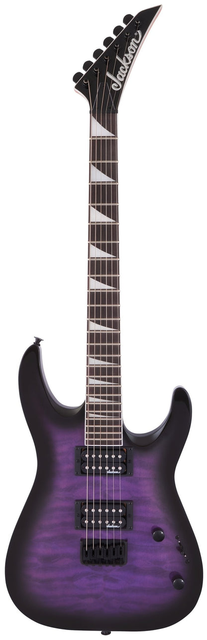 Jackson JS SERIES DINKY® ARCH TOP JS32Q DKA HT, Trans Purple Burst