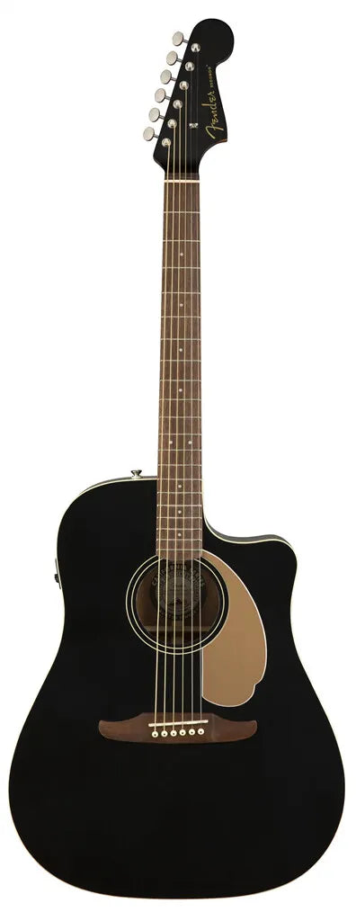 Fender Redondo Player Acoustic Guitar, Black