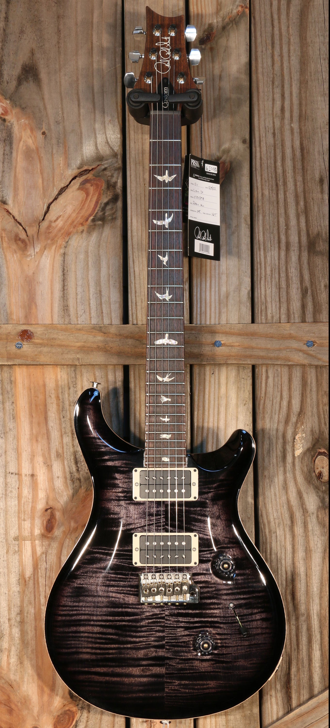 Open Box Minor Dings Reduced Price -  Paul Reed Smith Custom 24, Non 10-Top, RW FB, Purple Mist (READ DESCRIPTION)