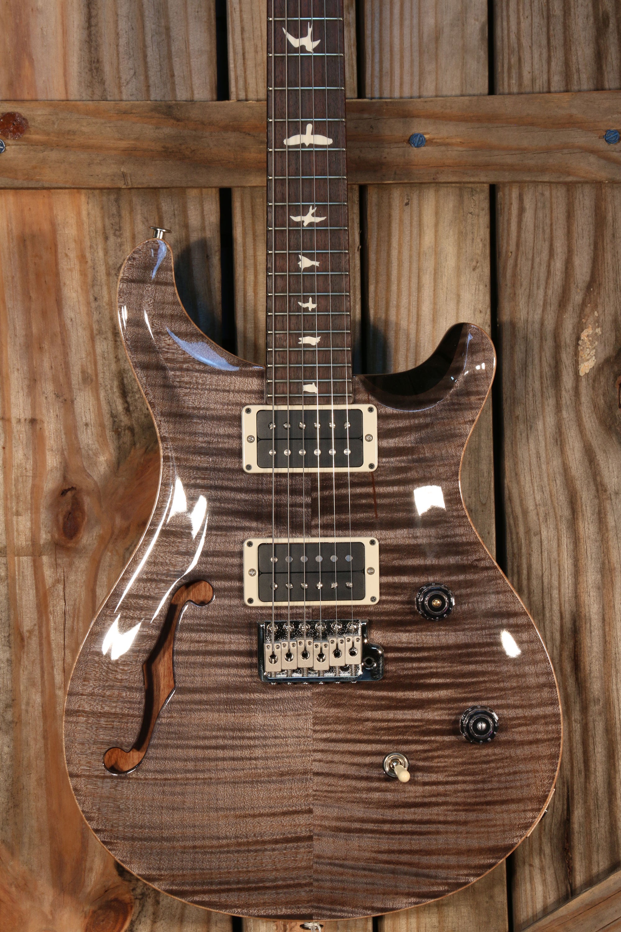 NOS (2023) Paul Reed Smith CE 24 Semi-Hollow, RW FB, Faded Gray Black