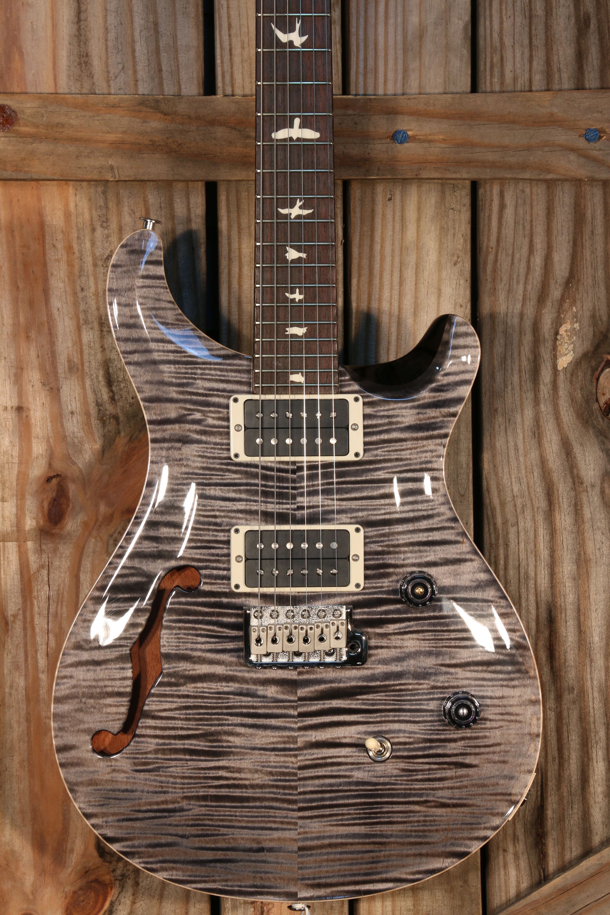 NOS (2023) Paul Reed Smith CE 24 Semi-Hollow, RW FB, Faded Gray Black