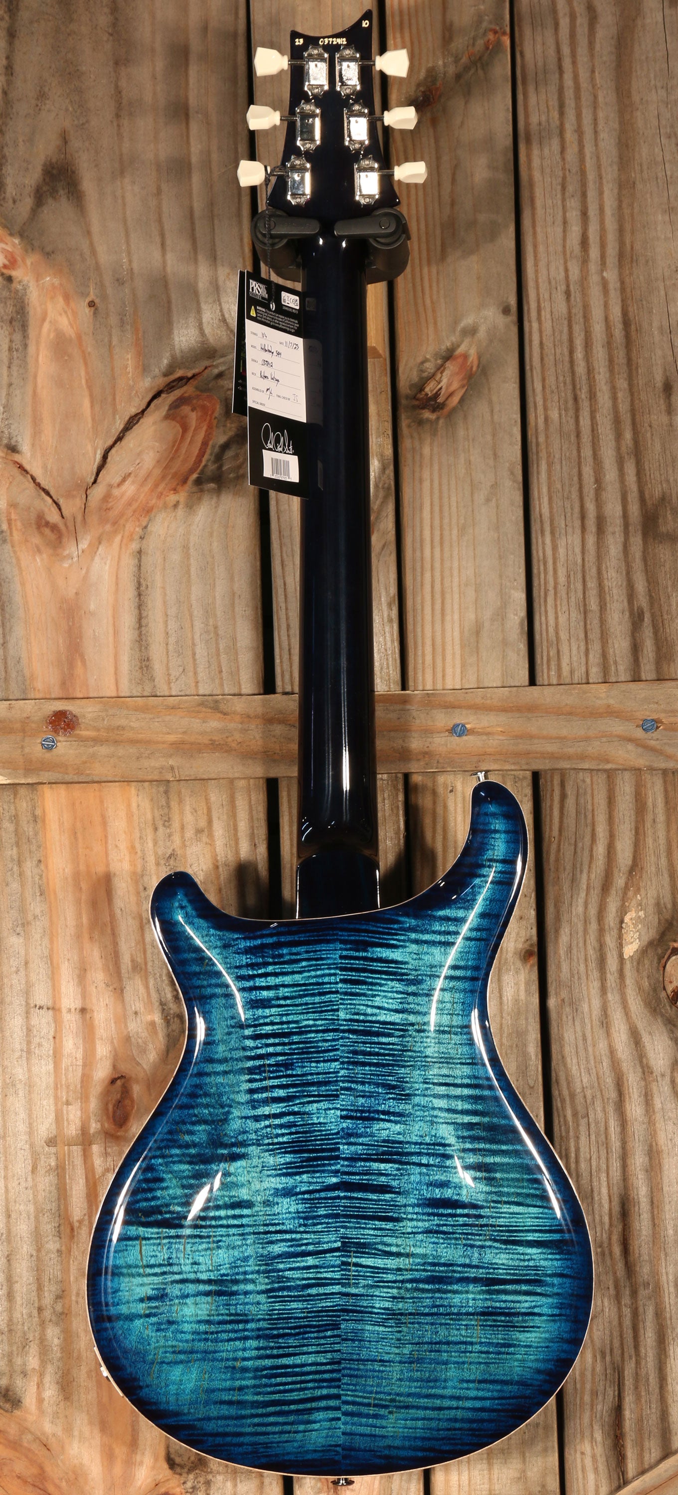 Paul Reed Smith McCarty Hollowbody II 594, RW FB, Cobalt Blue, 10-Top