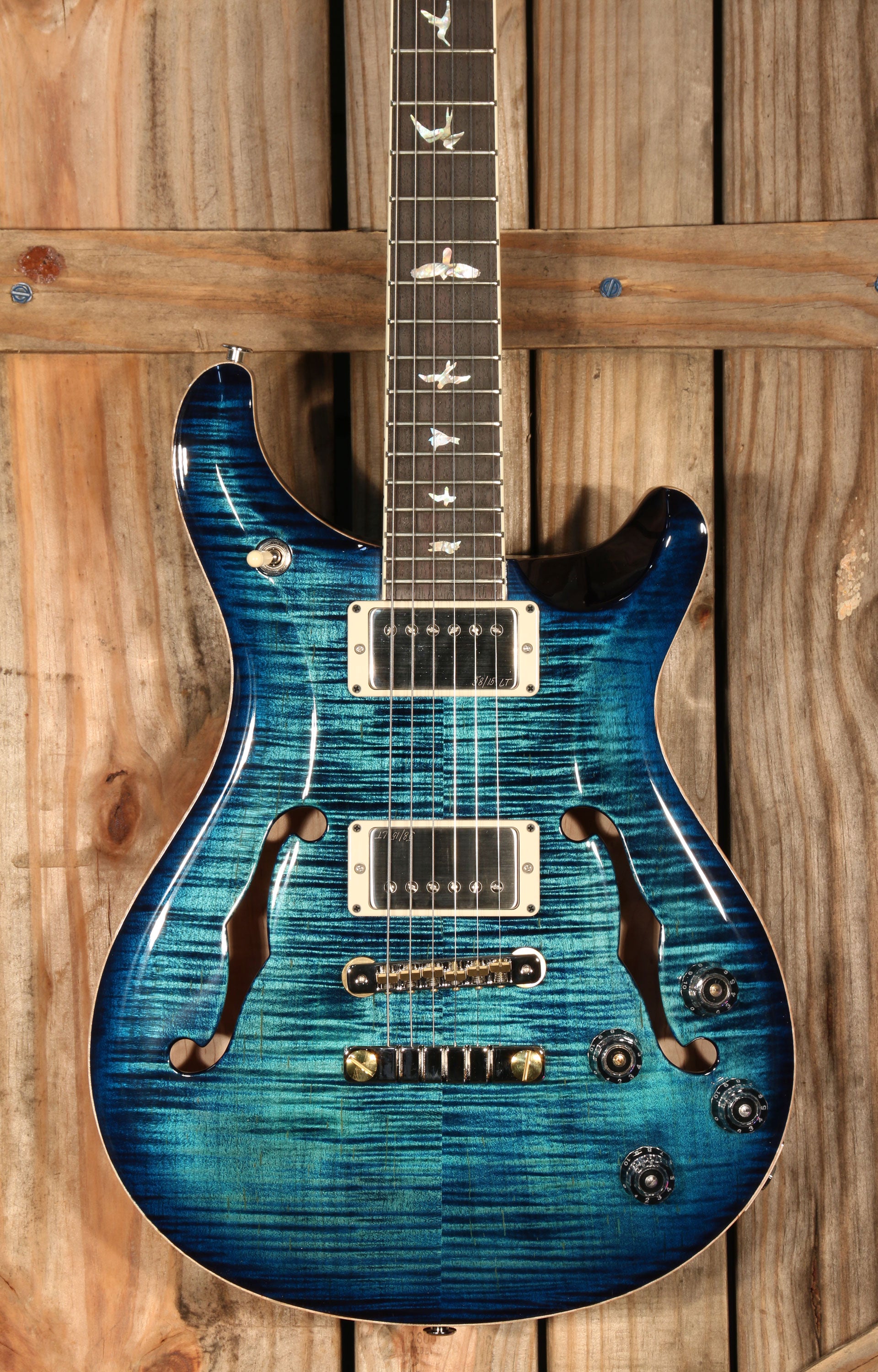 Paul Reed Smith McCarty Hollowbody II 594, RW FB, Cobalt Blue, 10-Top
