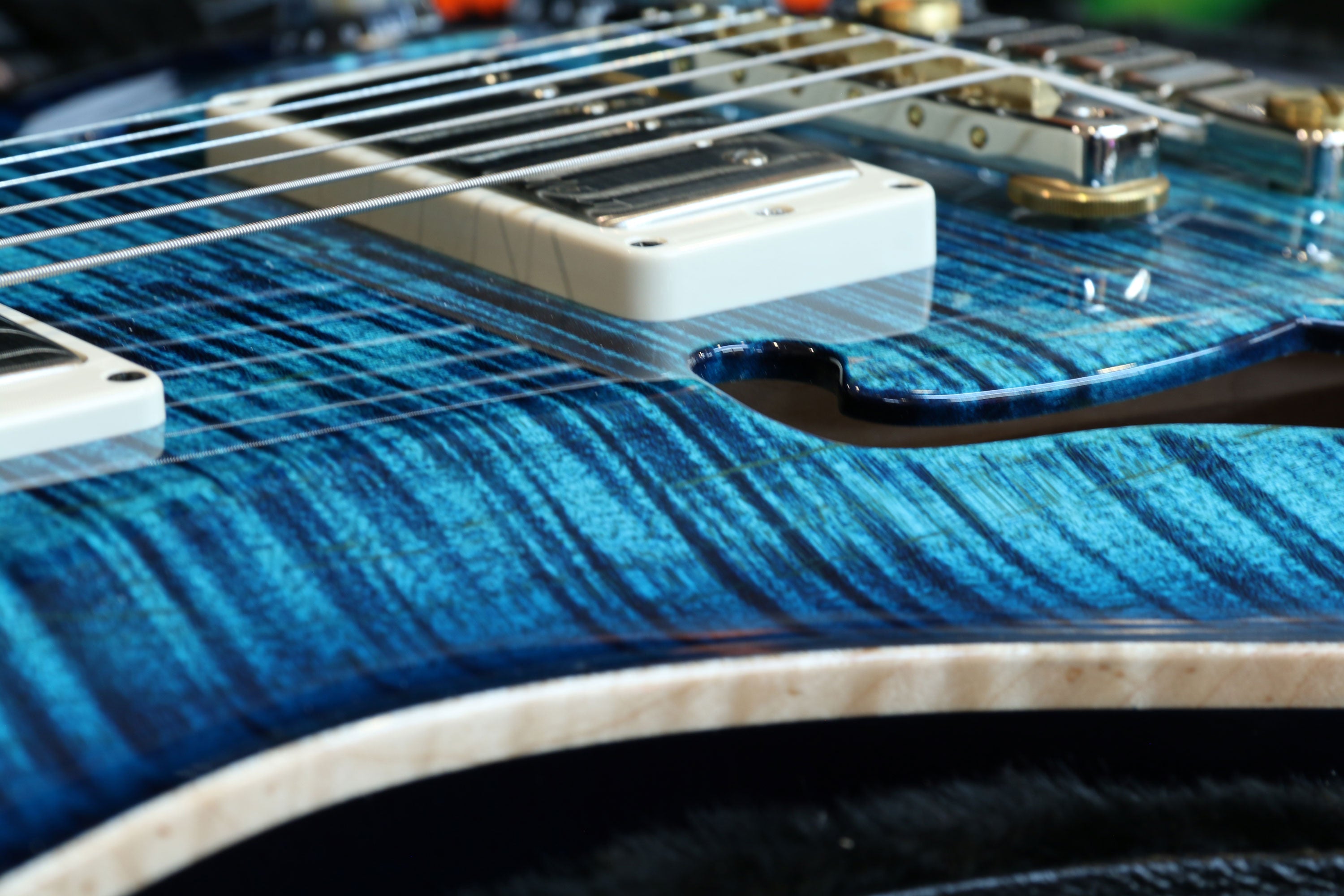 Paul Reed Smith McCarty Hollowbody II 594, RW FB, Cobalt Blue, 10-Top