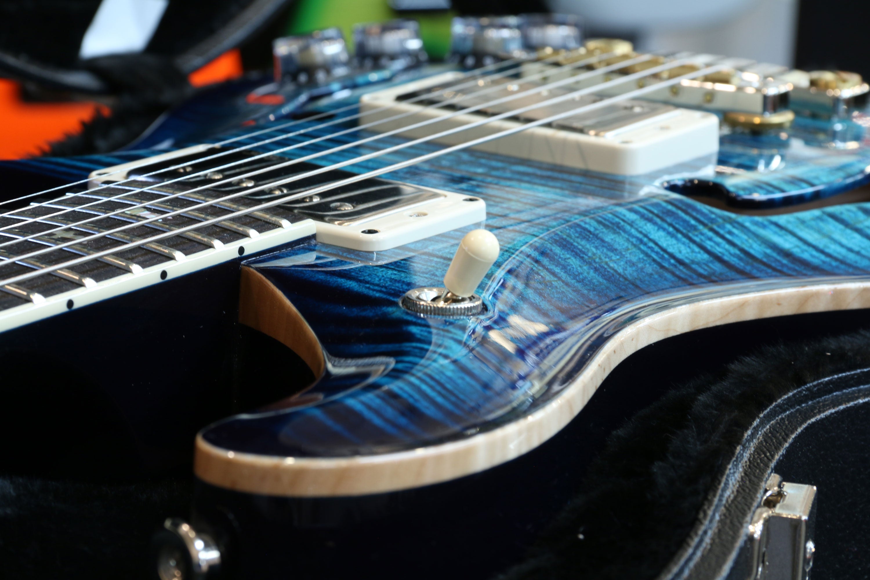Paul Reed Smith McCarty Hollowbody II 594, RW FB, Cobalt Blue, 10-Top
