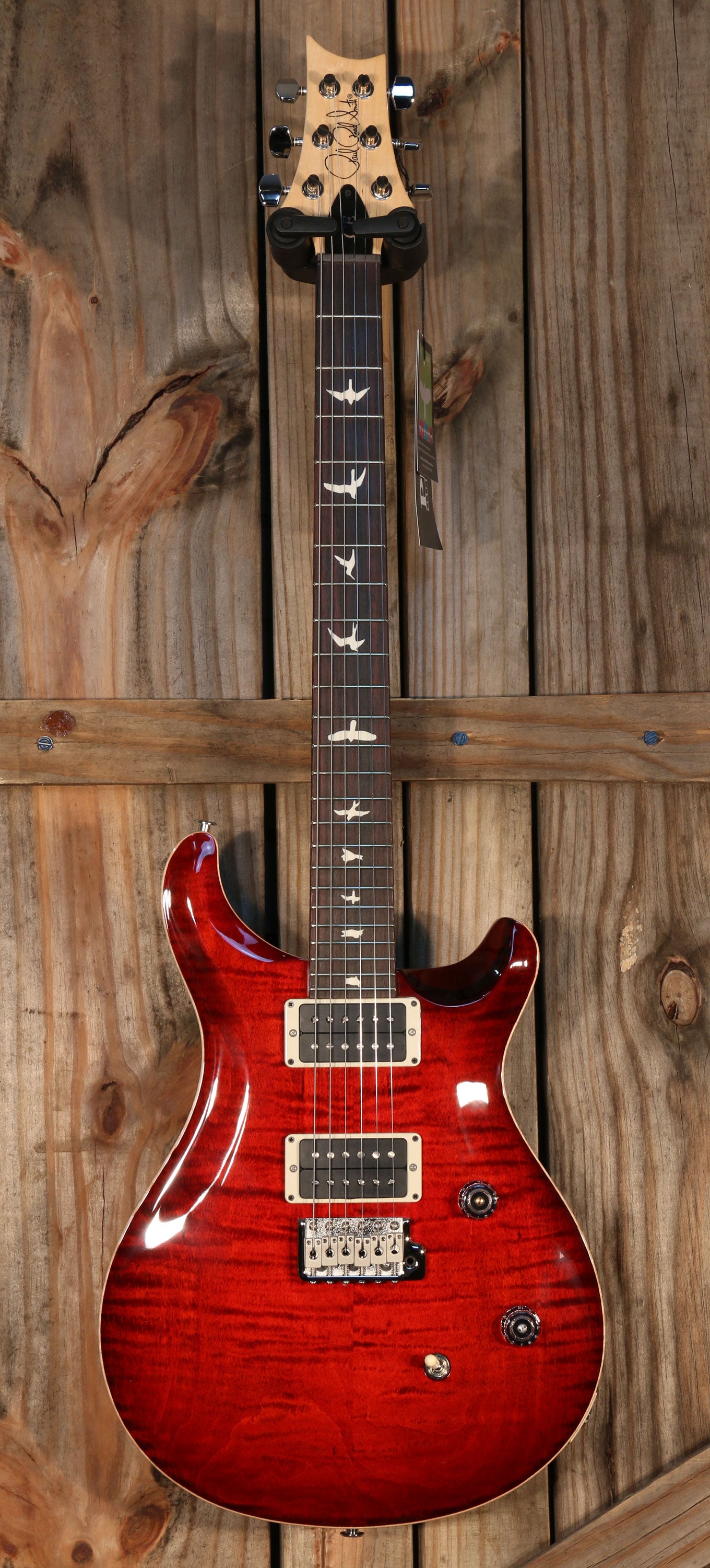 NOS (2023) Paul Reed Smith CE 24 Bolt-On, RW FB, Fire Red Burst