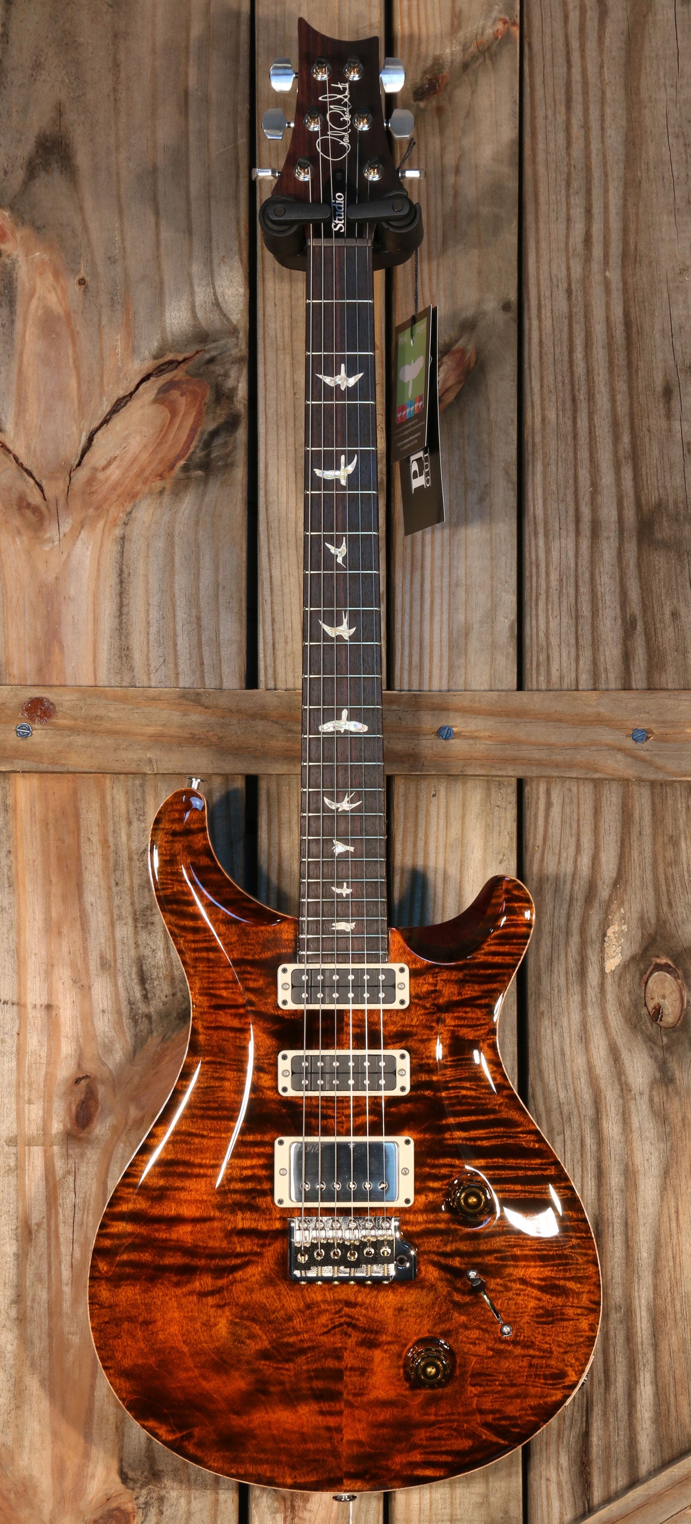 Paul Reed Smith Studio, Non 10 Top, RW FB, Orange Tiger