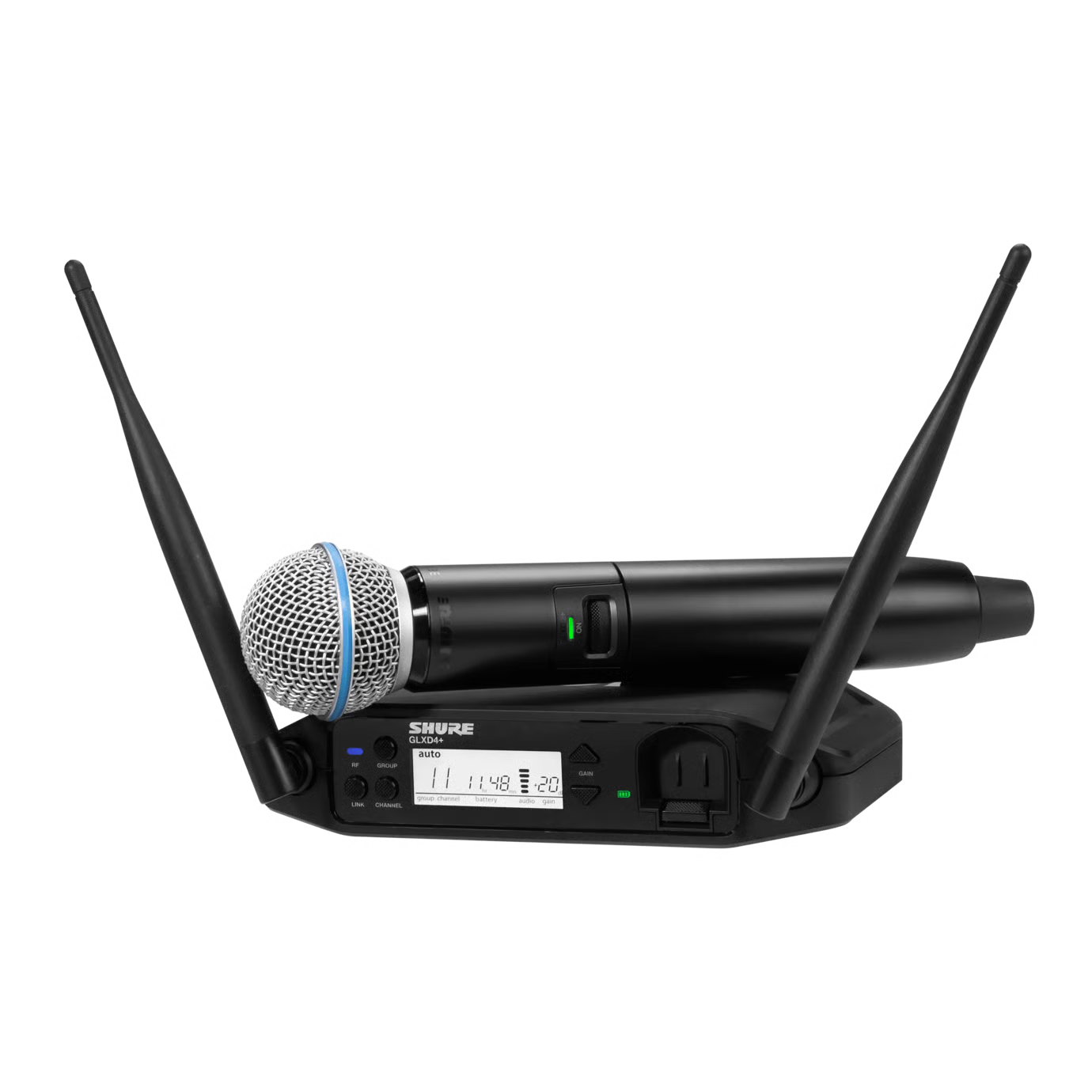 Shure GLXD24+ Beta 58A Digital Wireless Handheld Mic System