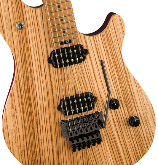 EVH Wolfgang® WG Standard Exotic Zebrawood, Baked Maple FB, Natural