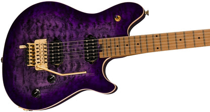 EVH Wolfgang Special QM, Baked Maple FB, Purple Burst