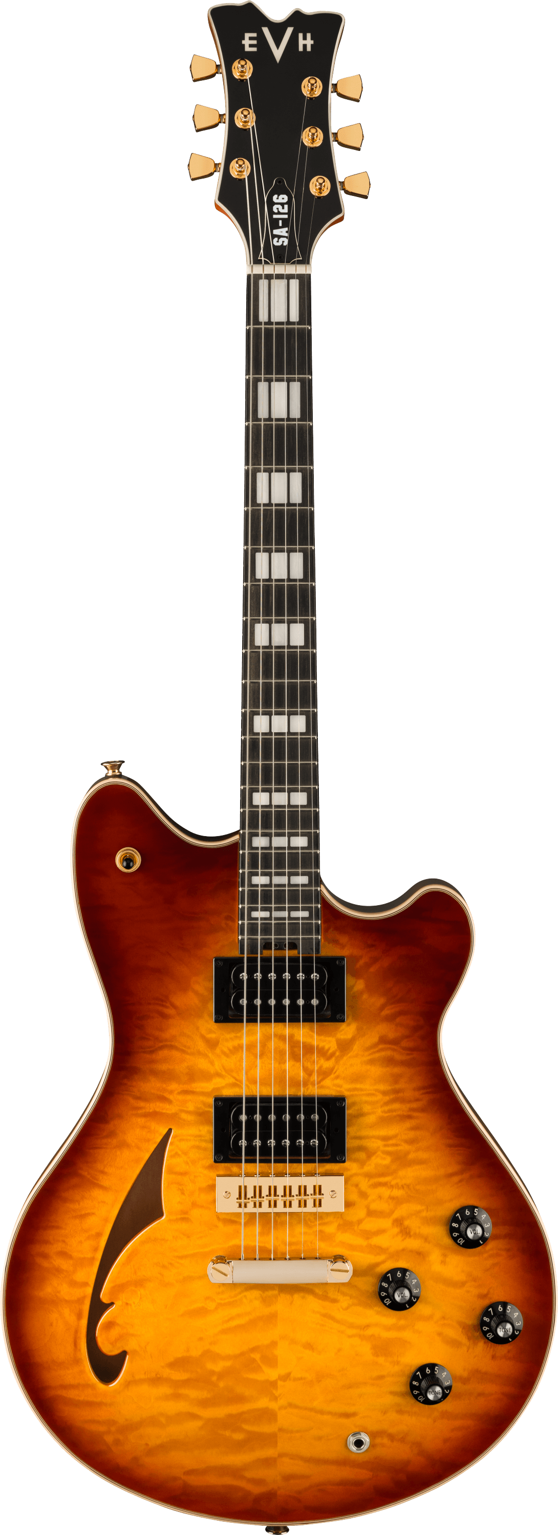 EVH SA-126 Special, QM Tobacco Burst