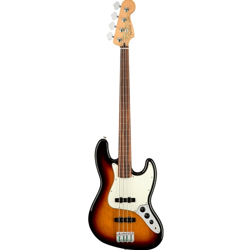 Fender Player Fretless Jazz Bass - 3-Tone Sunburst with Pau Ferro Fingerboard