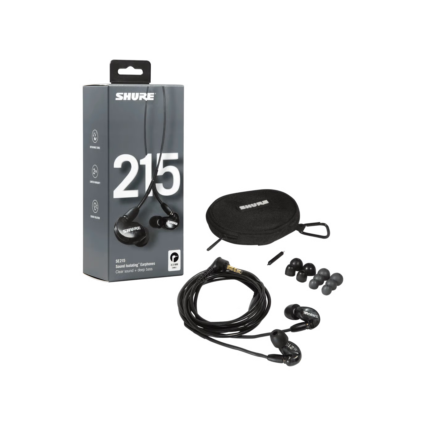 Shure SE215 Pro - Professional Sound Isolating™ Earphones