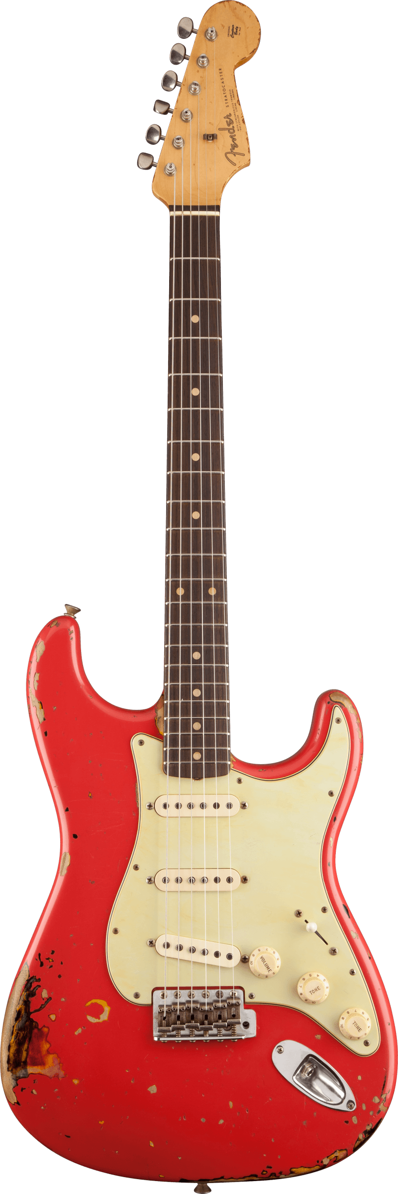 Fender Michael Landau Signature 1963 Strat, RW FB, relic Fiesta Red
