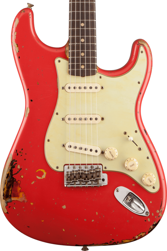 Fender Michael Landau Signature 1963 Strat, RW FB, relic Fiesta Red