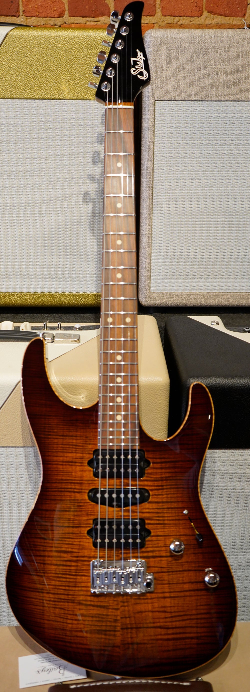 Suhr Modern Plus, Bengal Burst, Pau Ferro
