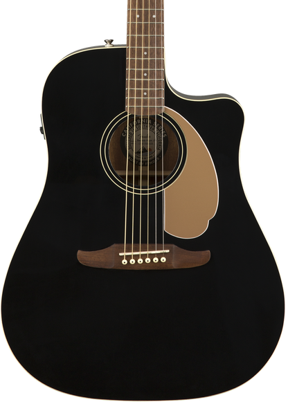 Fender Redondo Player Acoustic Guitar, Black