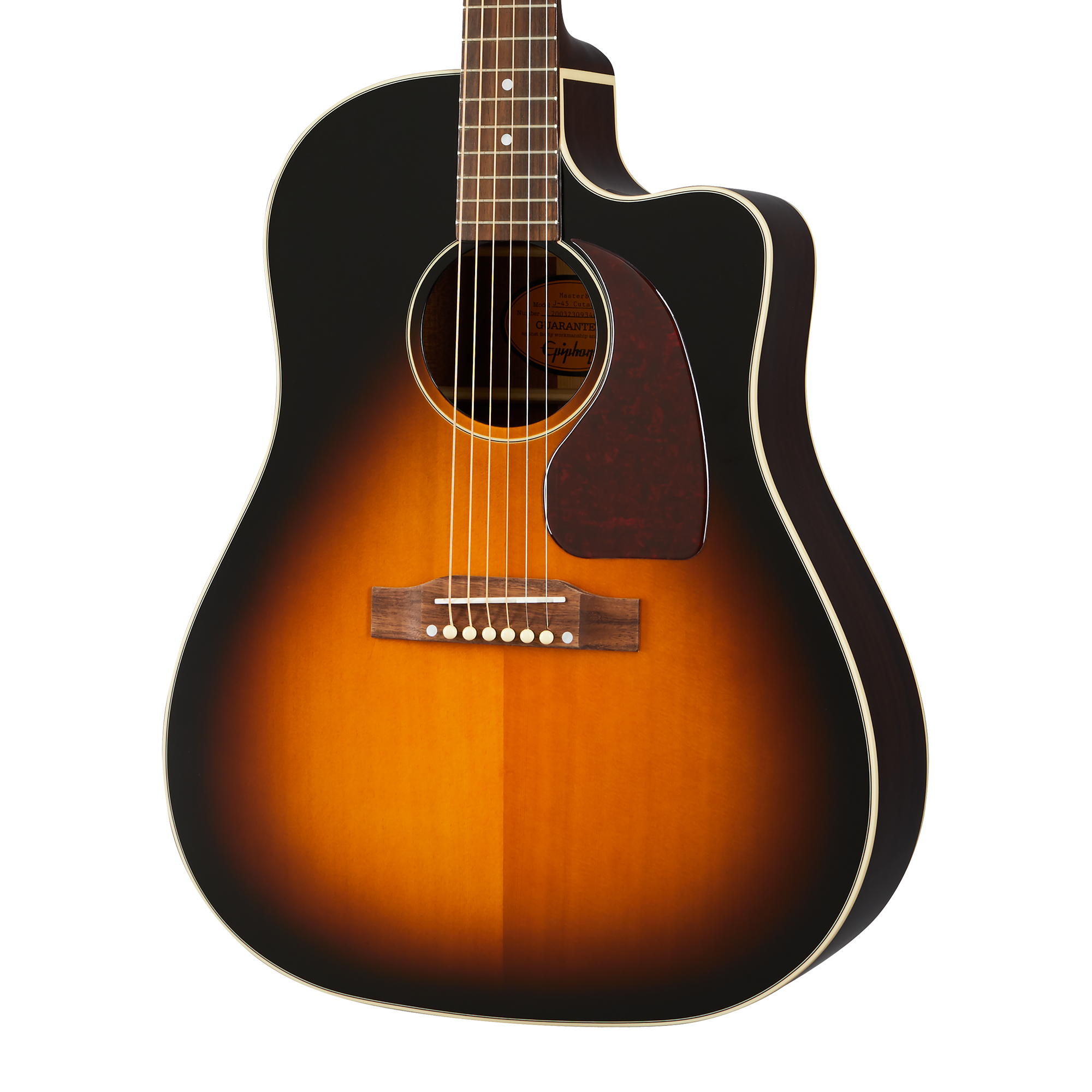 Epiphone Masterbilt J-45 EC, Aged Vintage Sunburst Gloss