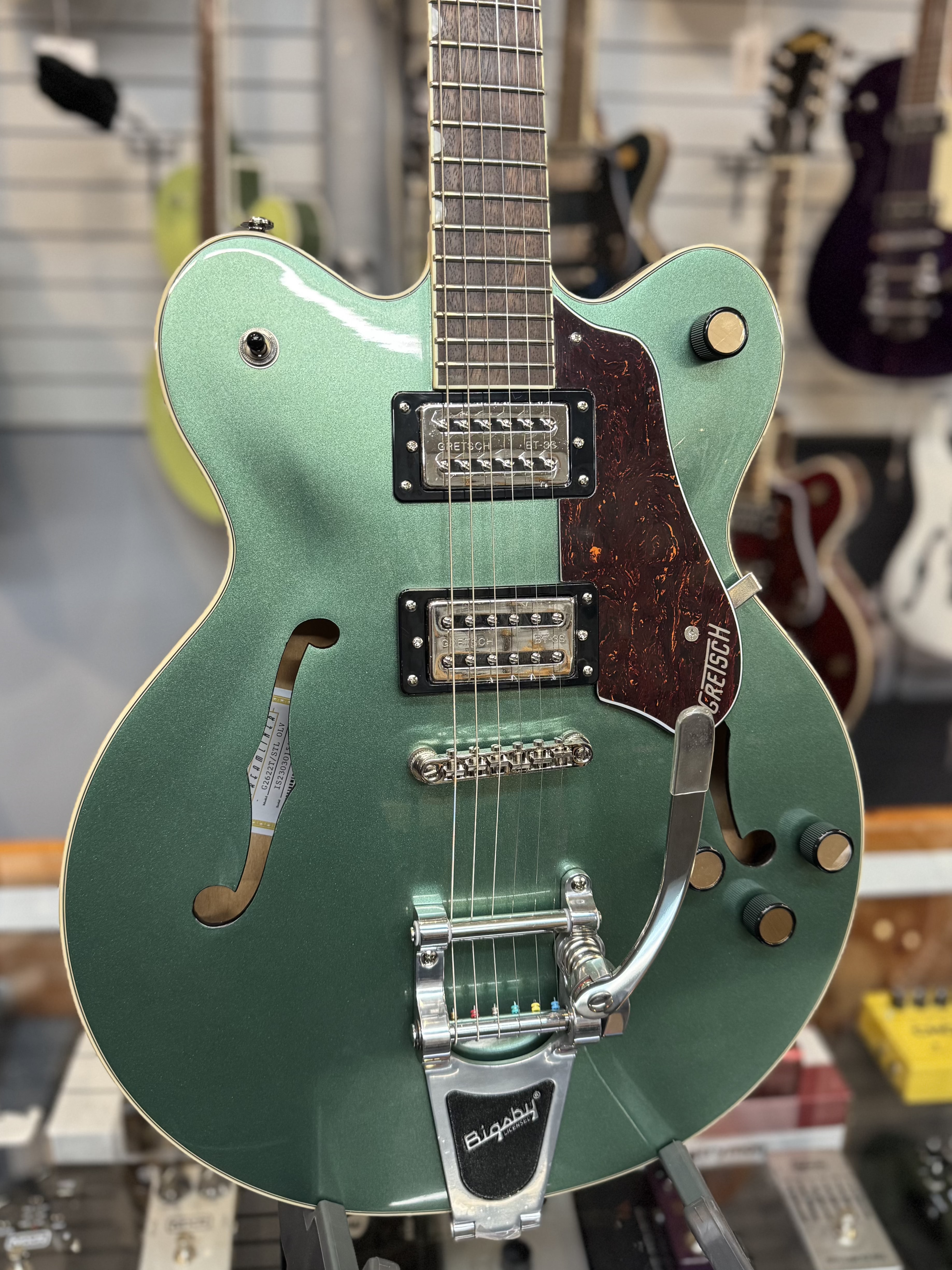 Gretsch G2655T Streamliner™ CB DC W/Bigsby, Laurel FB, Steel Olive