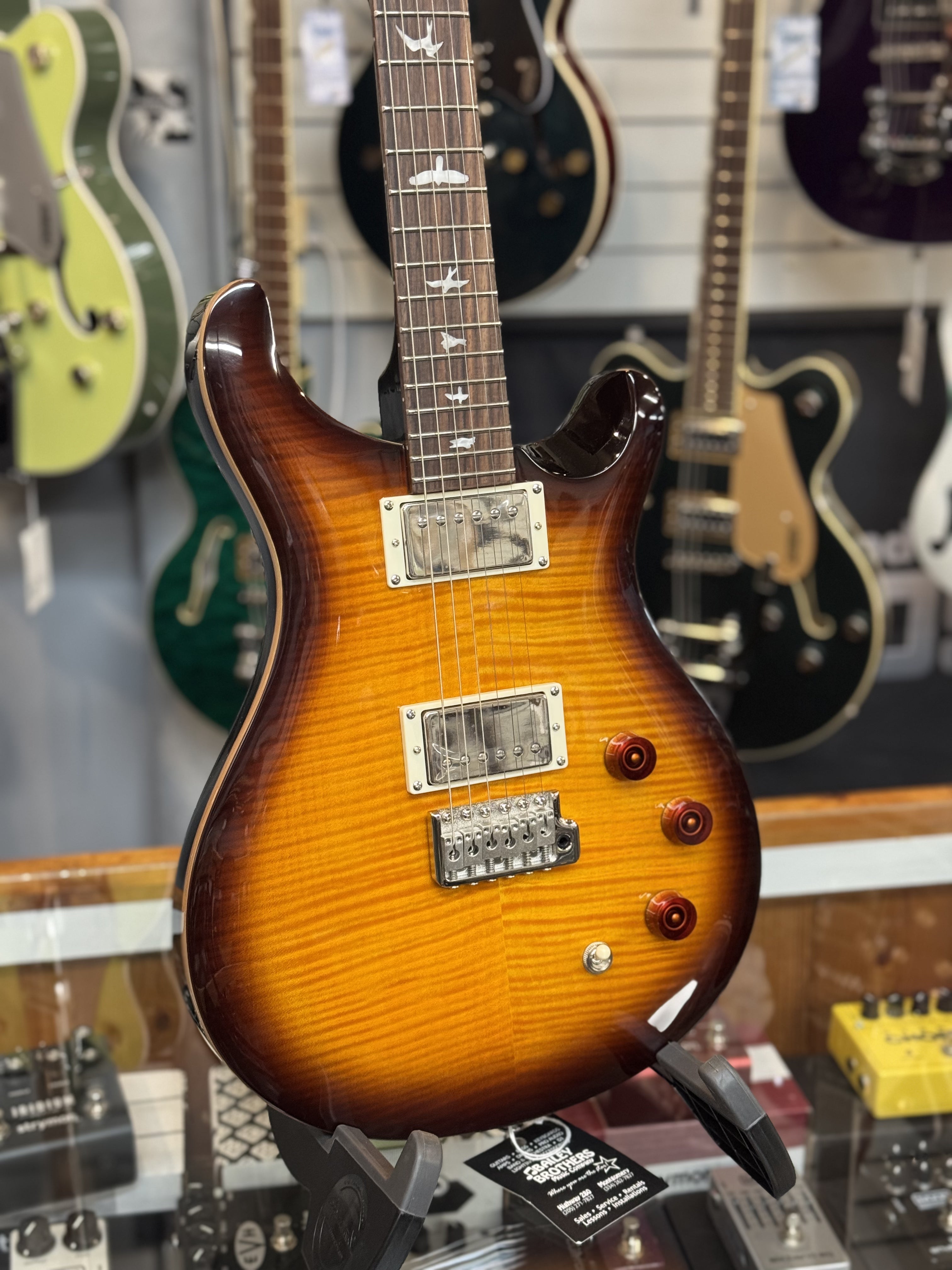 Paul Reed Smith SE DGT, David Grissom, Birds, McCarty Tobacco Sunburst