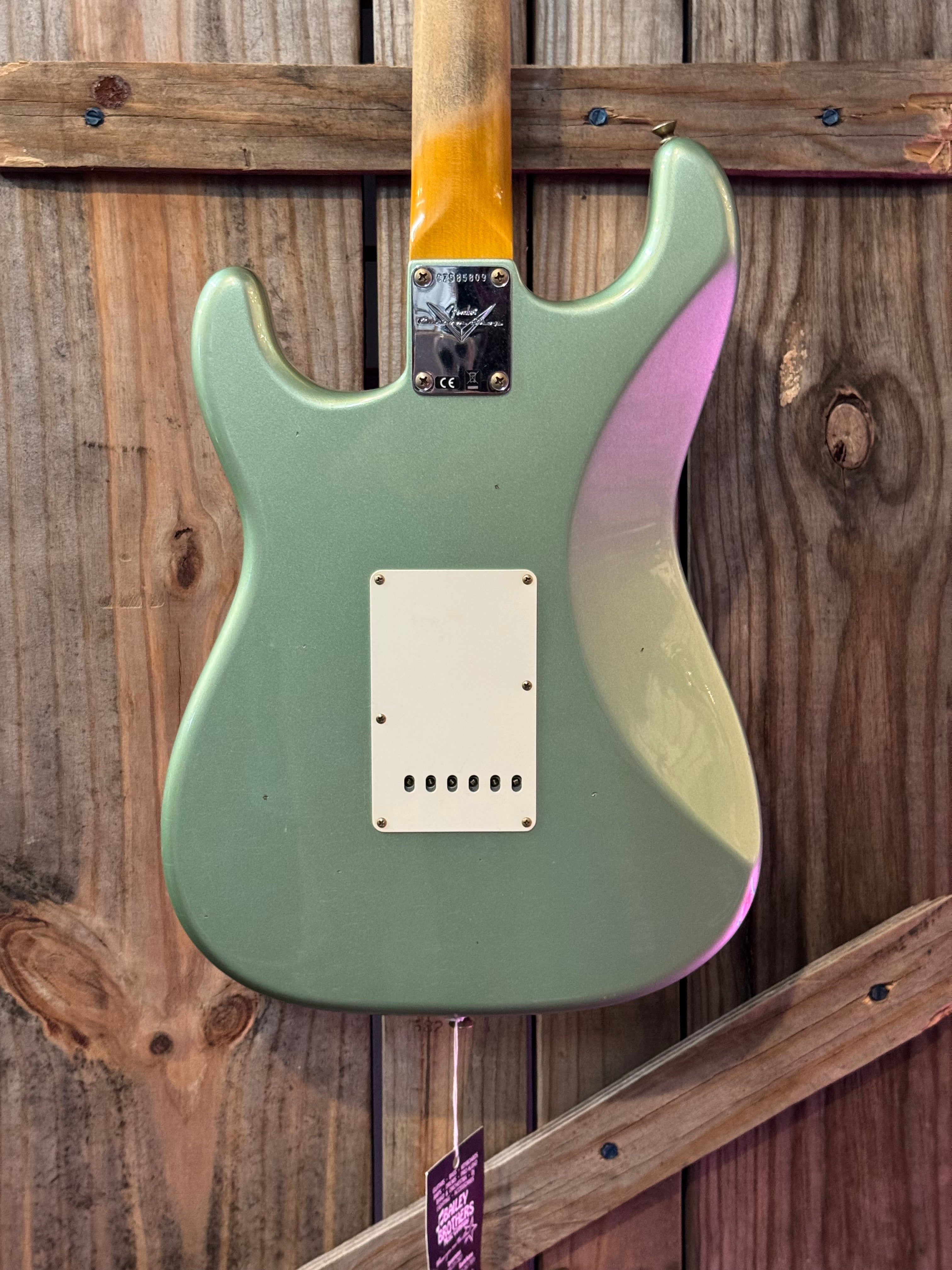 Fender 1959 Stratocaster Journeyman Relic - Faded Aged Sage Green Metallic