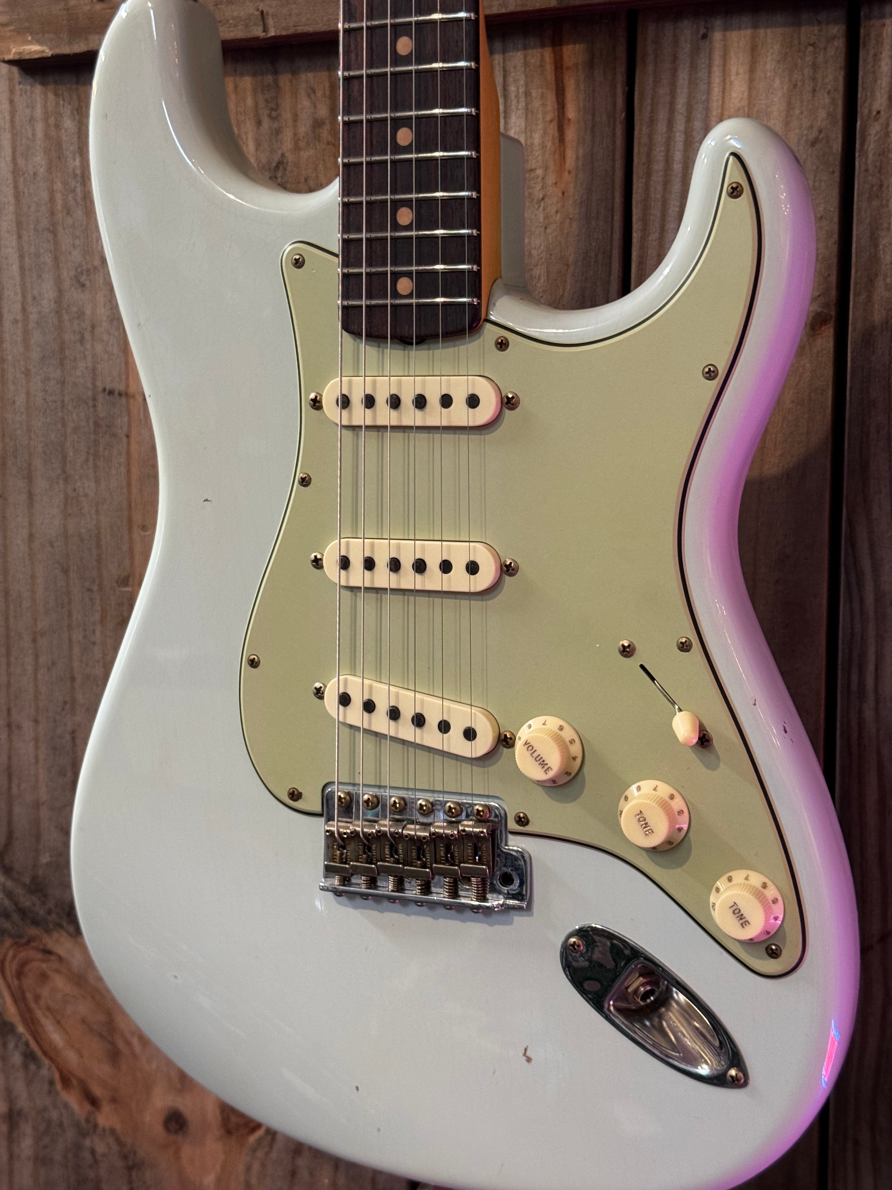 Fender Custom Shop '59 Journeyman Relic Stratocaster - Super Faded Sonic Blue