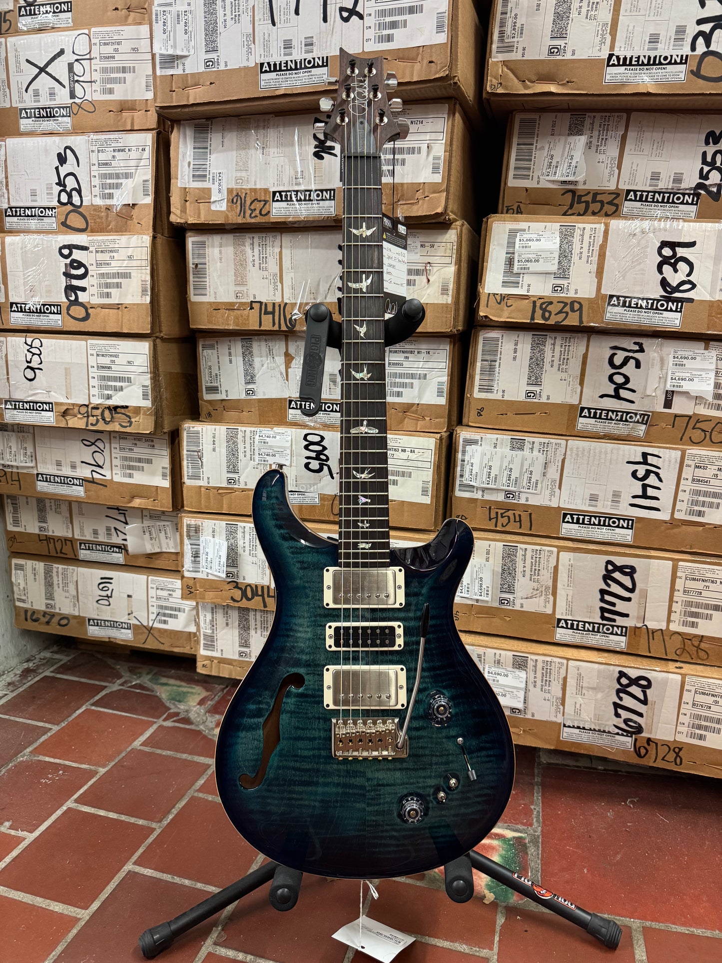 Open Box Paul Reed Smith Special 22 Semi-Hollow, Non 10 Top, Cobalt Blue