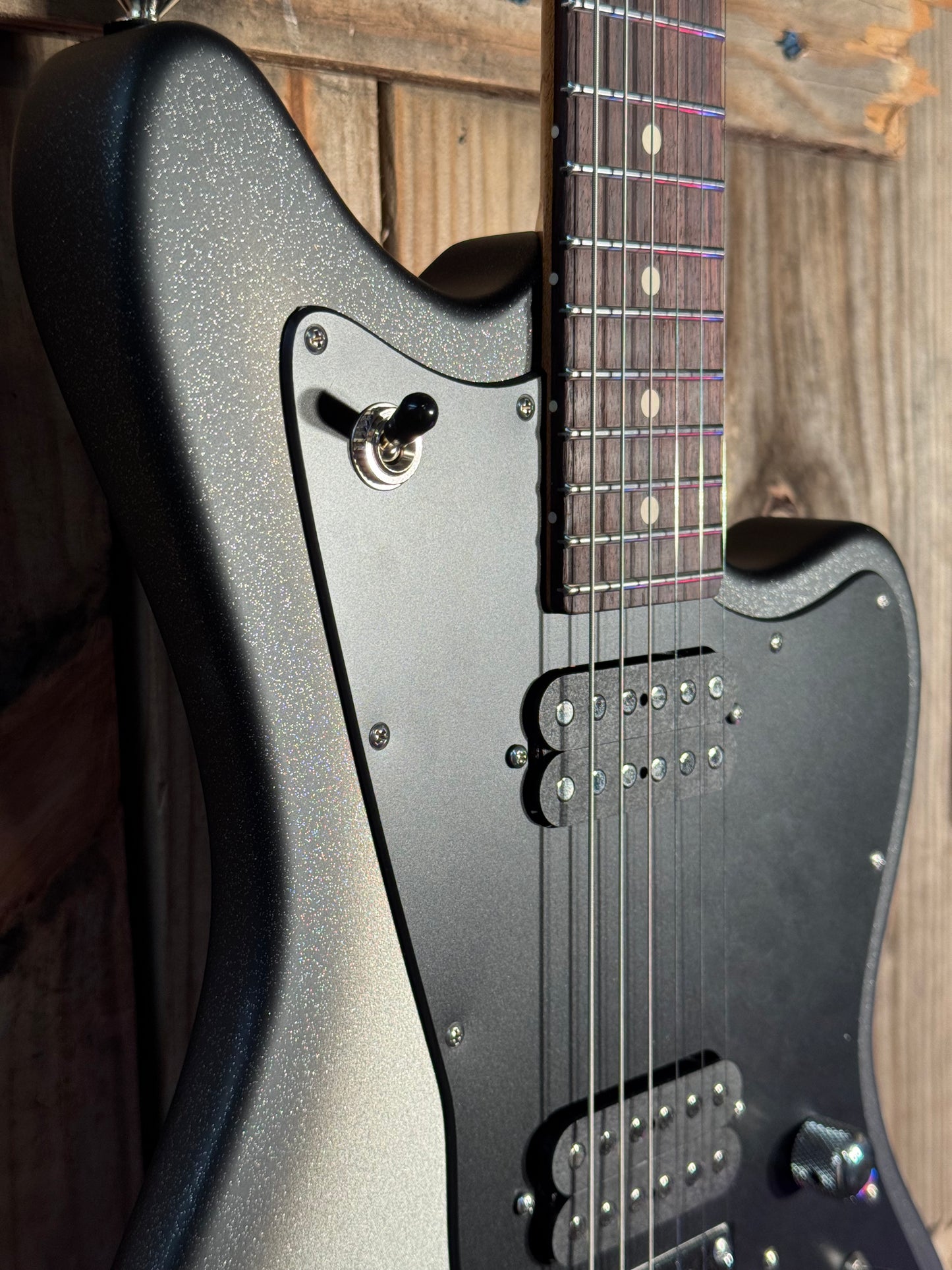 Tom Anderson Raven Classic, Satin Sparkle Silver to Starry Night - Chambered