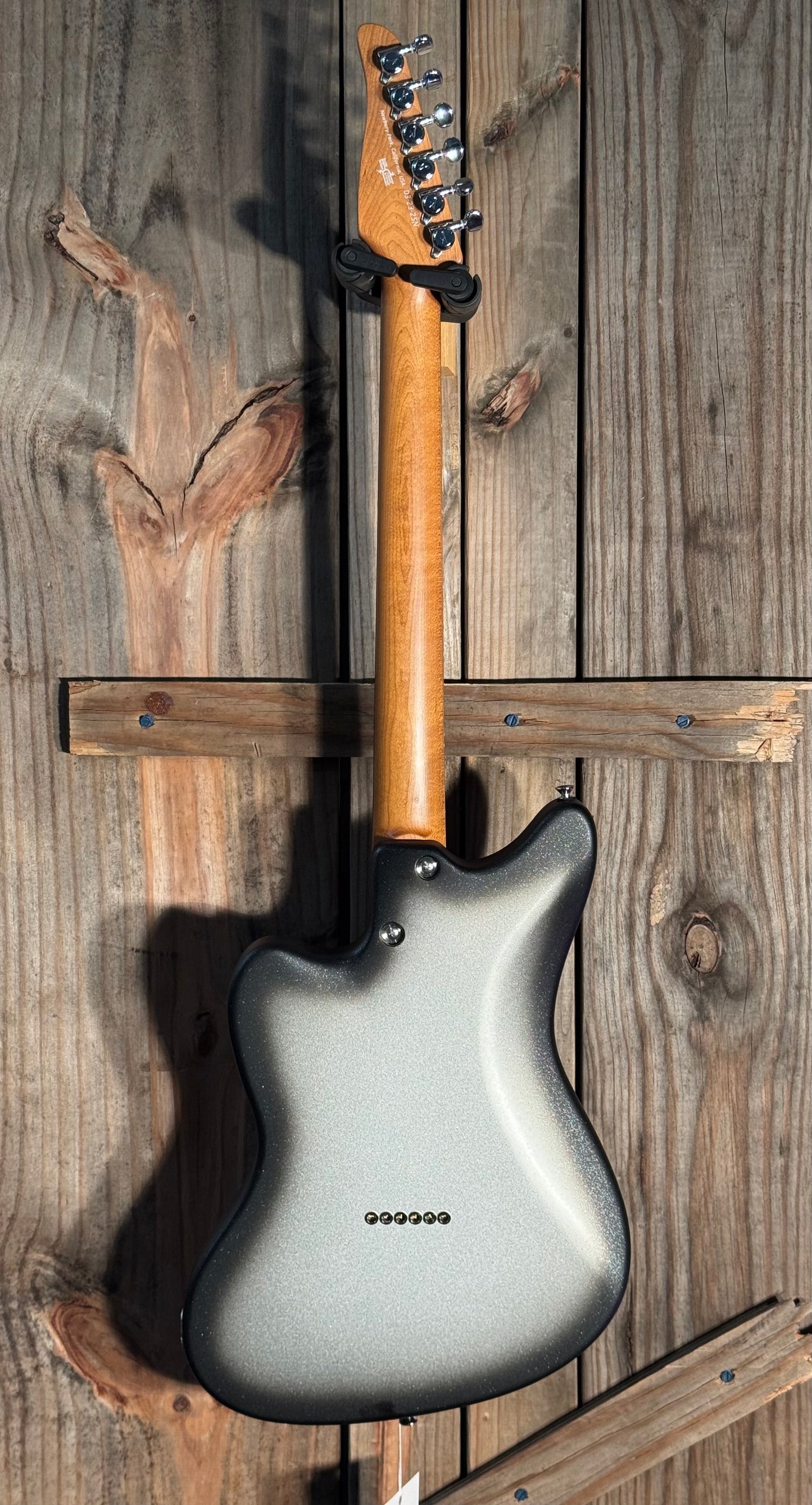 Tom Anderson Raven Classic, Satin Sparkle Silver to Starry Night - Chambered