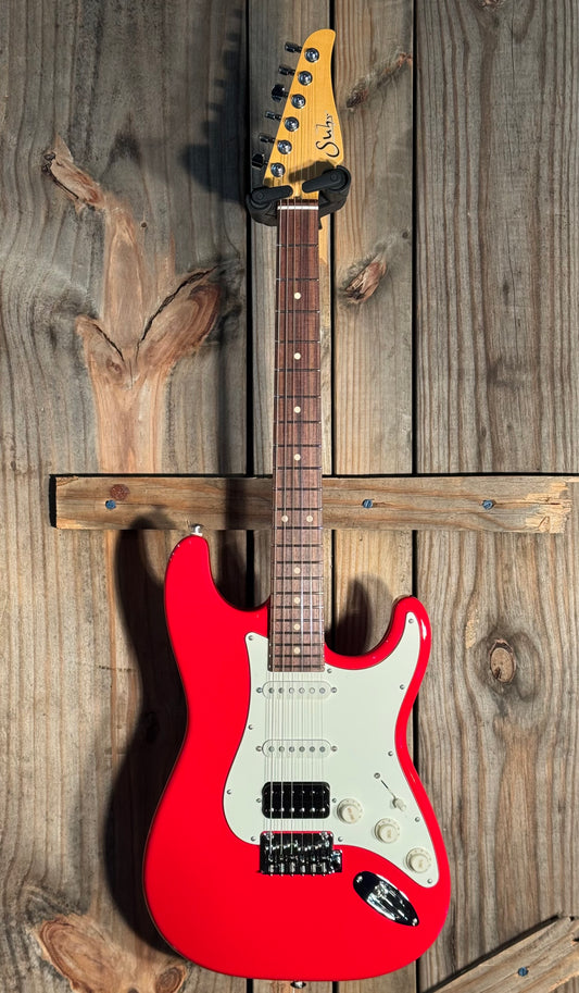 Suhr Classic S, Porsche Red, RW Fretboard