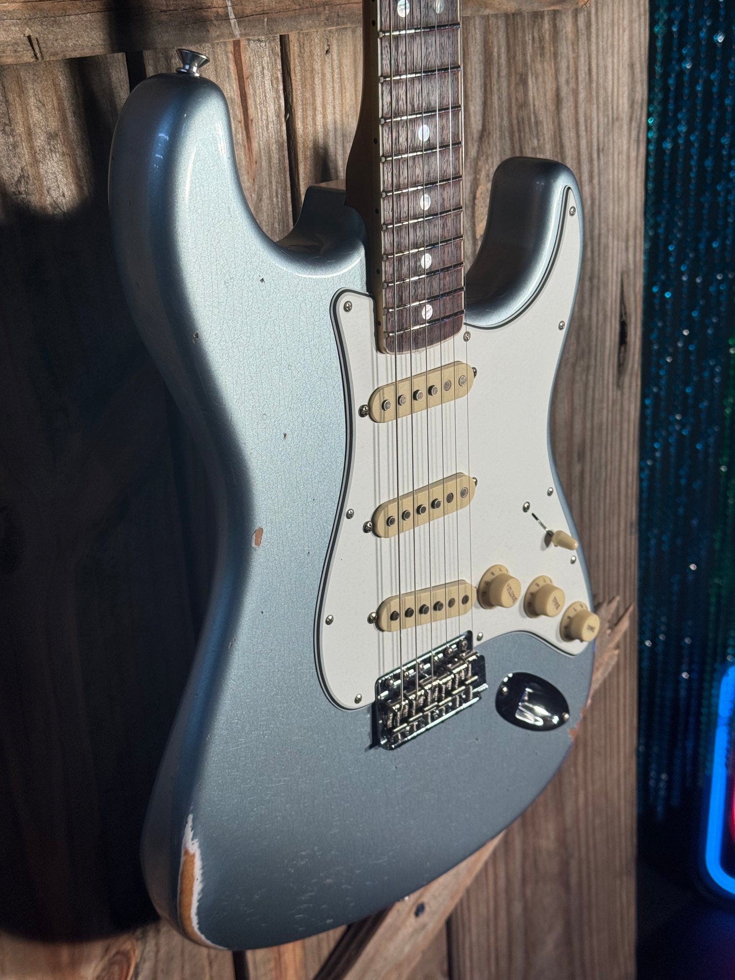 Fender 1967 Custom Shop Stratocaster Relic, Aged Ice Blue Metallic (w/ Closet Classic Hardware)
