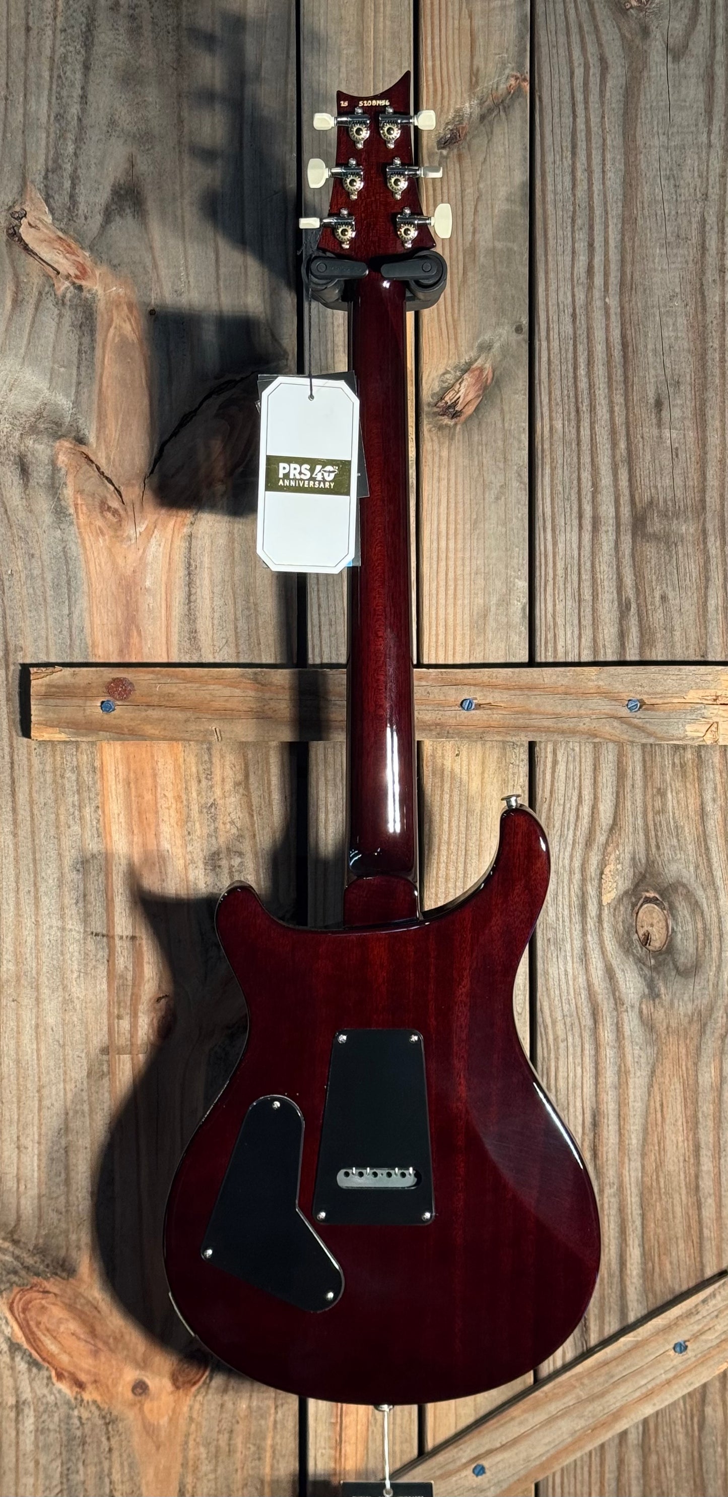 PRS S2 Custom 24-08, Black Amber, Pattern Thin