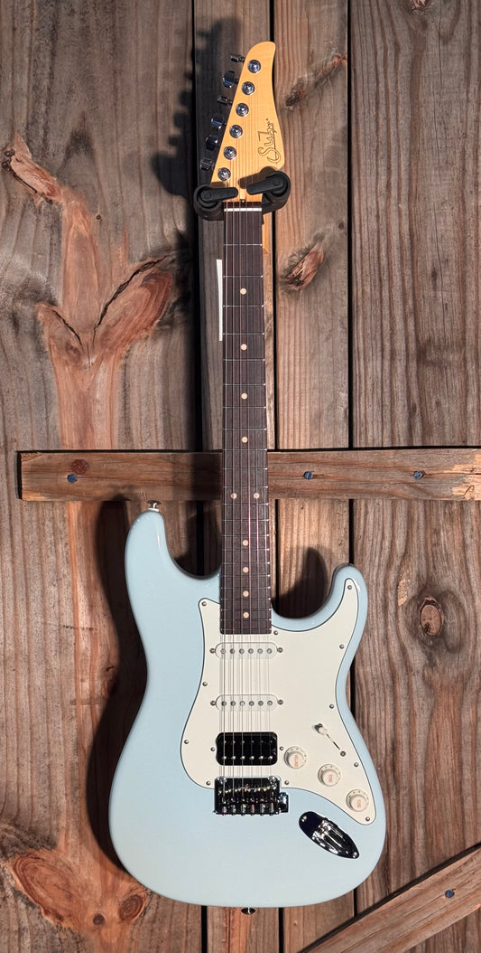Suhr Classic S, Sonic Blue, Rosewood FB, HSS