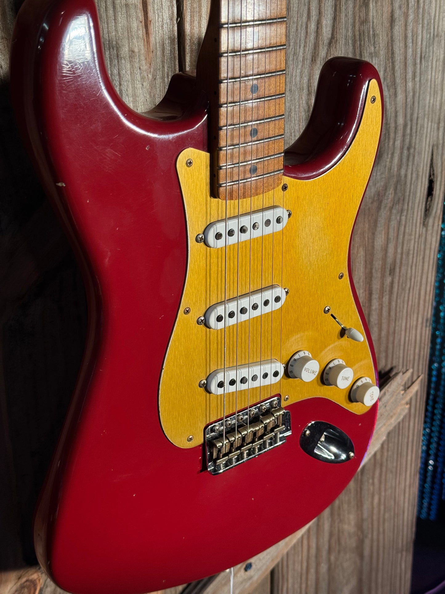 Fender Limited Edition 1954 Roasted Stratocaster® Journeyman Relic®, Cimarron Red