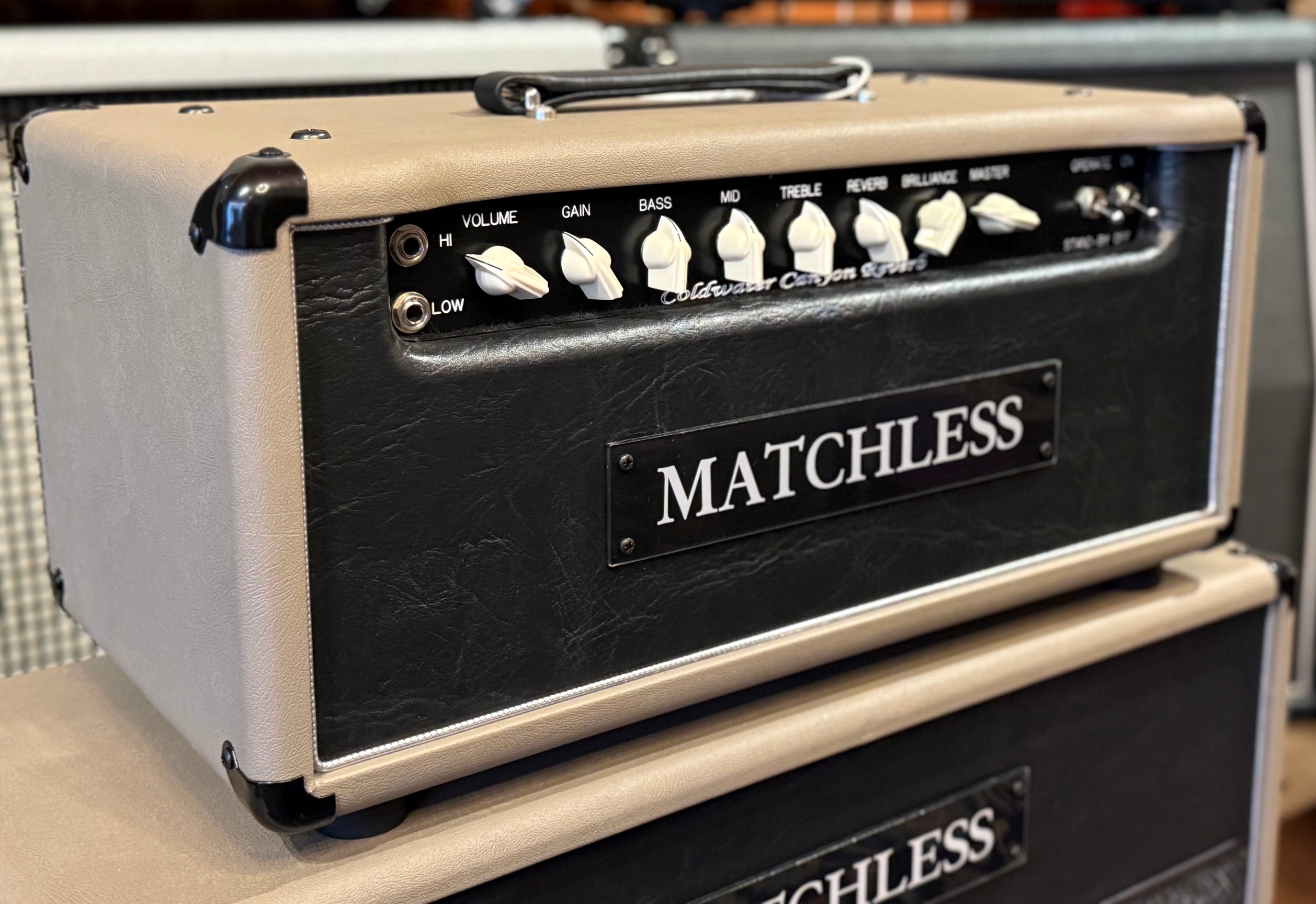 Matchless Coldwater Canyon 40 Head w/ Reverb, Cappucino / Black
