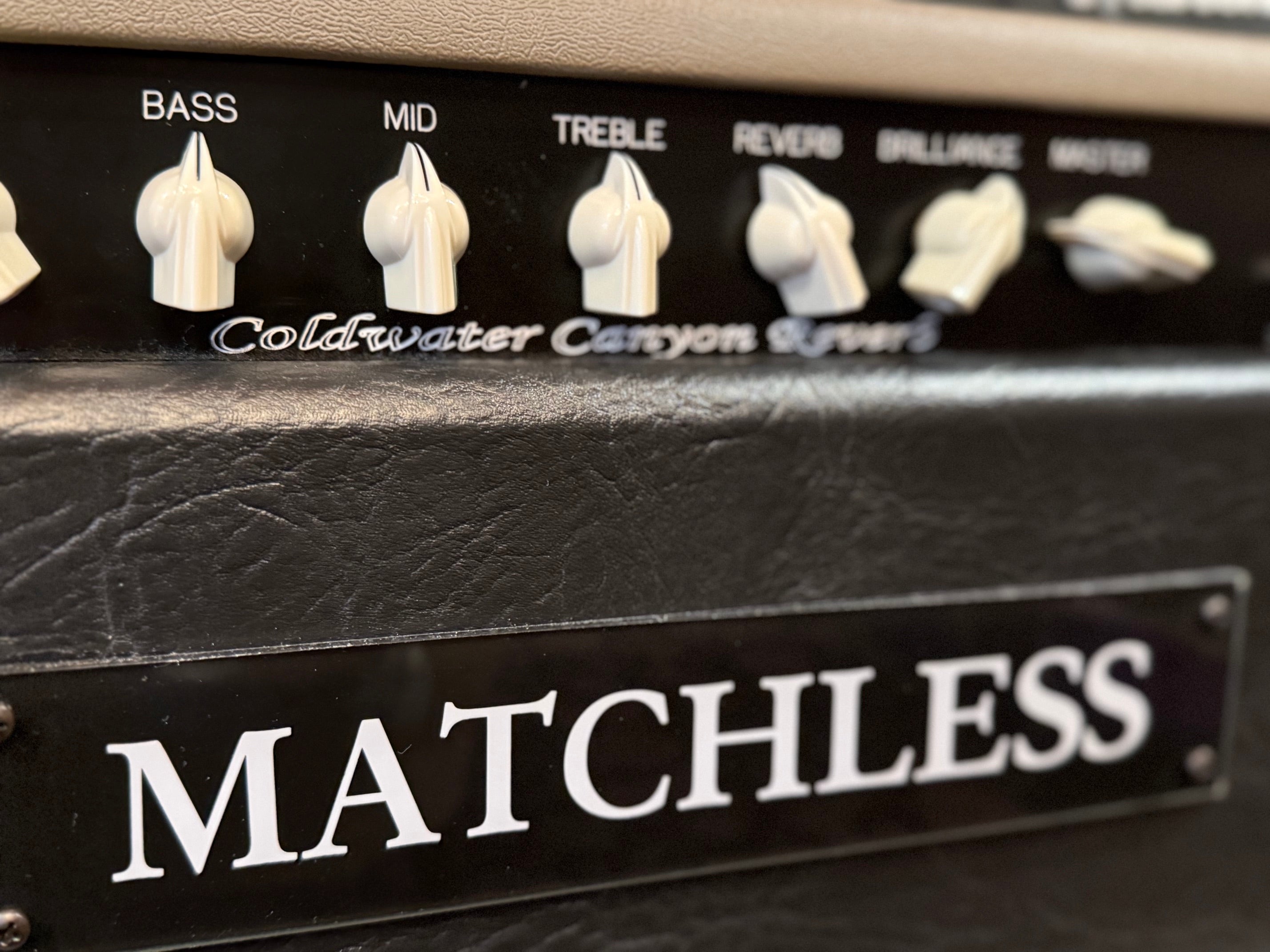 Matchless Coldwater Canyon 40 Head w/ Reverb, Cappucino / Black