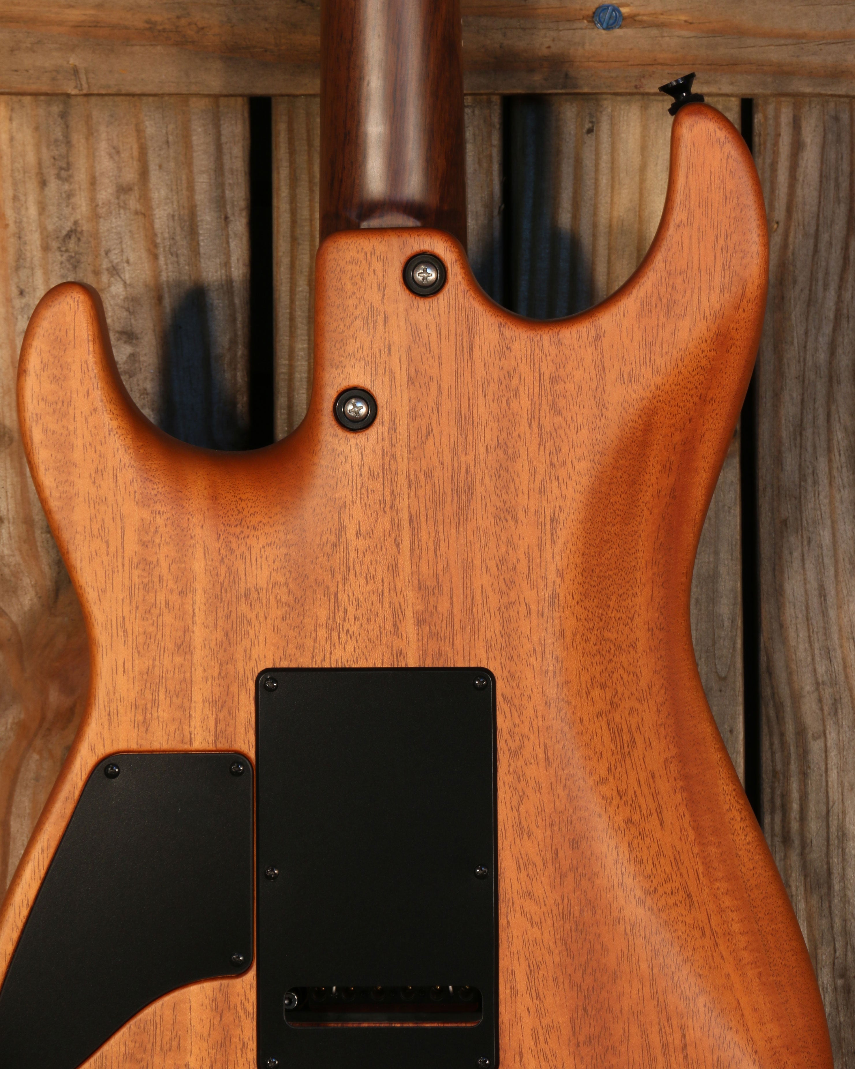 Tom Anderson Drop Top, Figured Koa Top, Solid Rosewood Neck, Satin Cherry Shaded Edge Burst