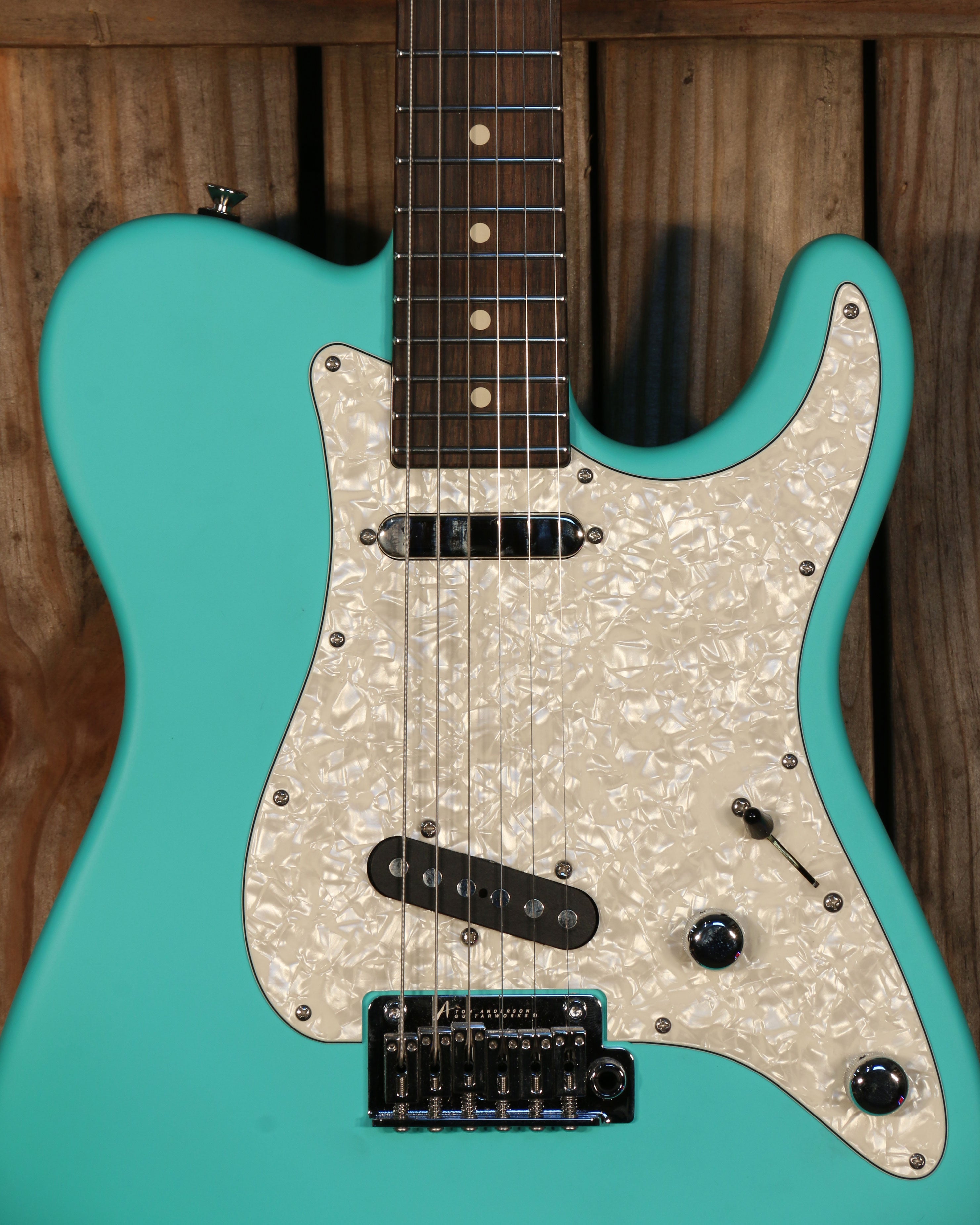Tom Anderson Mongrel, Hollow, Swamp Ash, Satin Seafoam Green