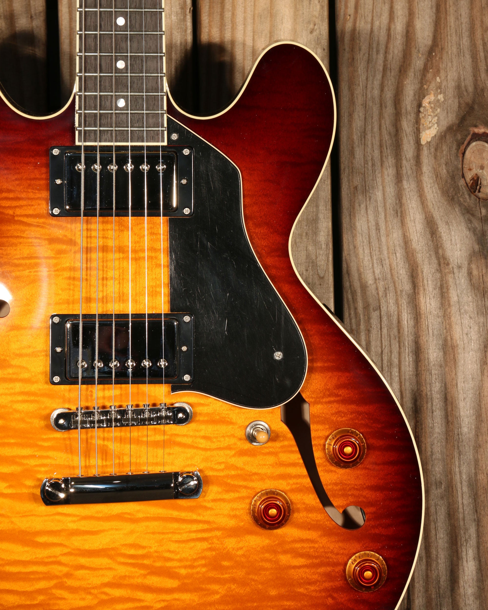 Collings I-35 LC, Semi-Hollow, Tobacco Sunburst