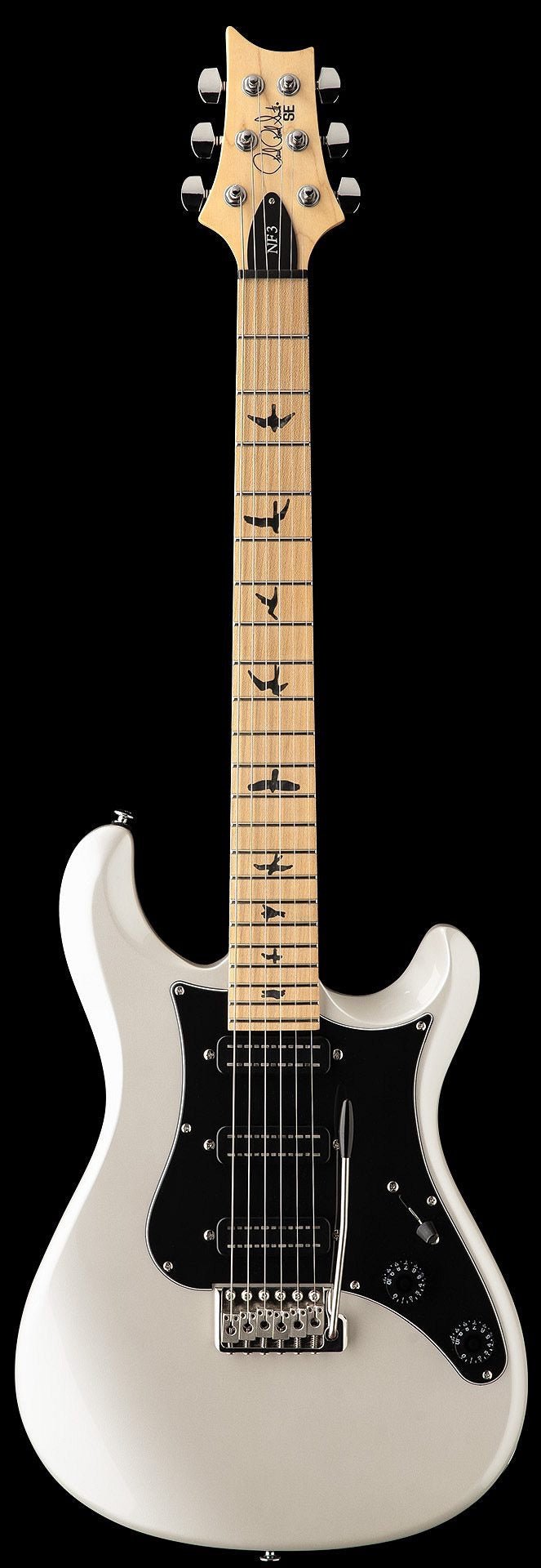 PRS SE NF3, Maple FB, White Pearl