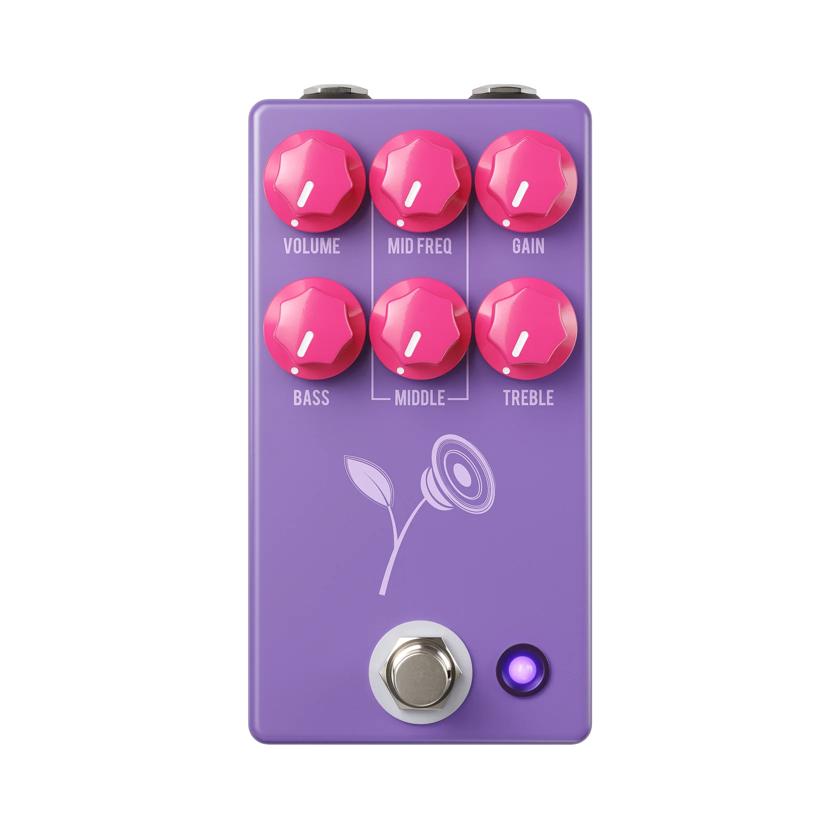 JHS Violet, Lari Basilio Signature Distortion Pedal - Purple