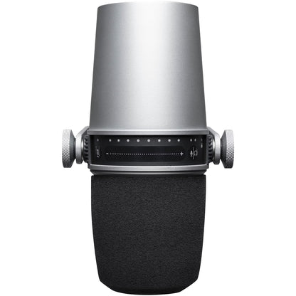 Shure MV7 USB and XLR Dynamic Microphone, Silver