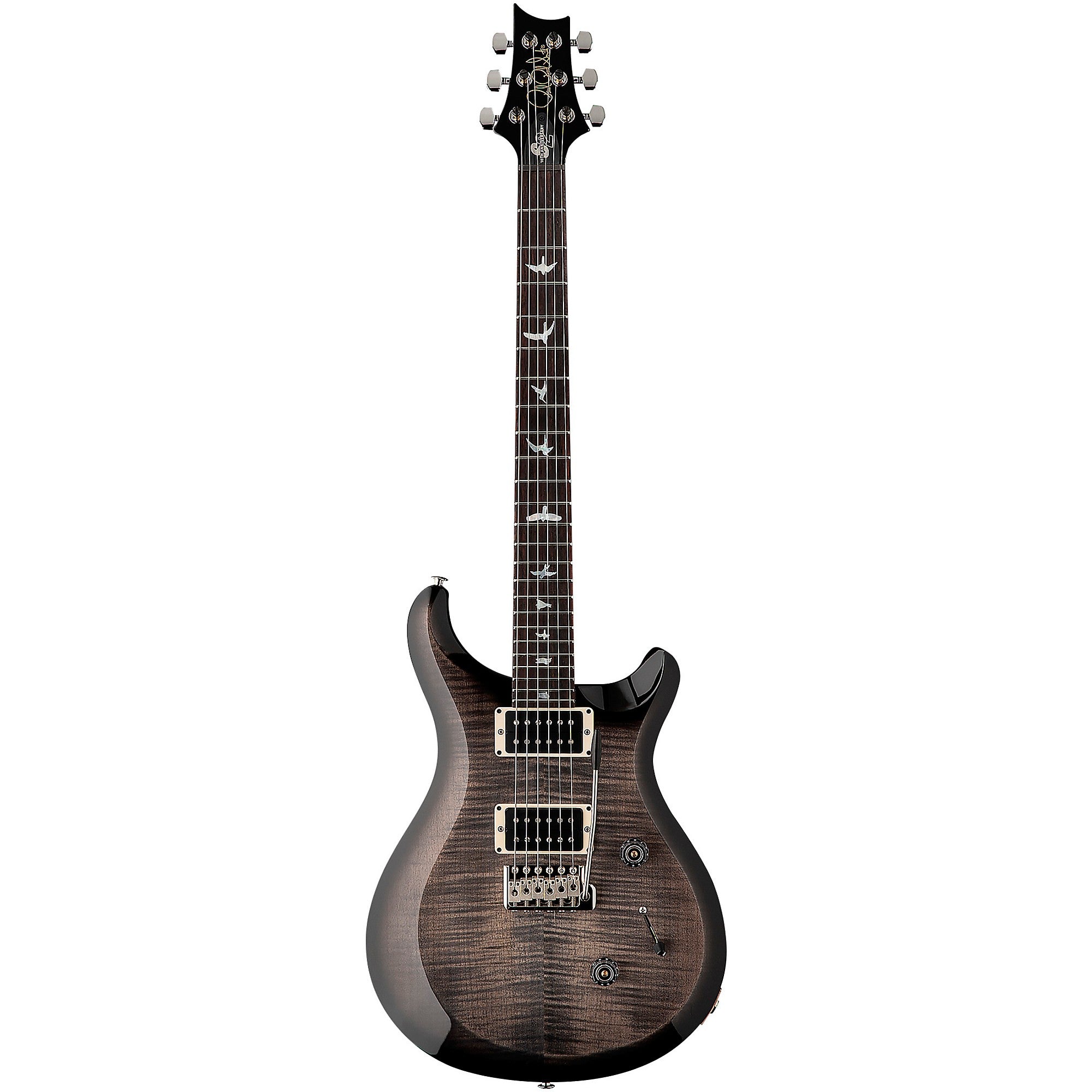 NOS (2023) Paul Reed Smith S2 10th Anniversary Custom 24, RW FB, Faded Gray Black Burst