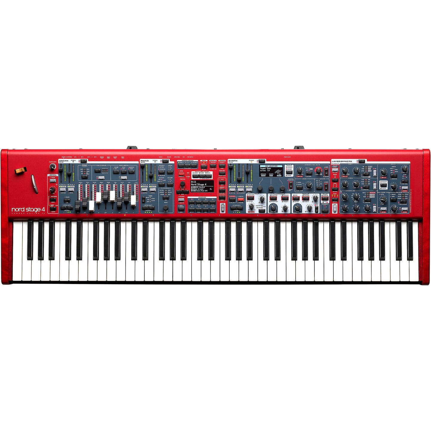 Open Box Nord Stage 4, Weighted Hammer Action 73-key Keyboard