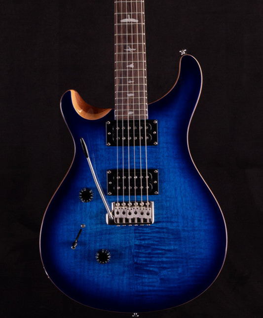 NOS (2021) Paul Reed Smith SE Custom 24, LH, Faded Blue Burst