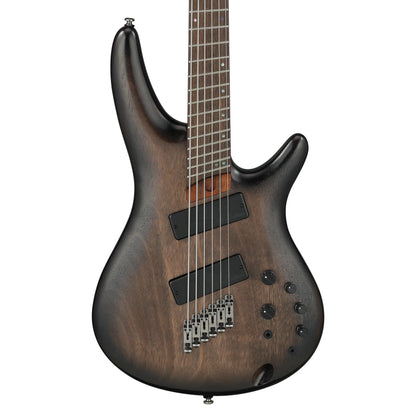 Ibanez SRC6MS, 6-String Bass, Black Stained Burst