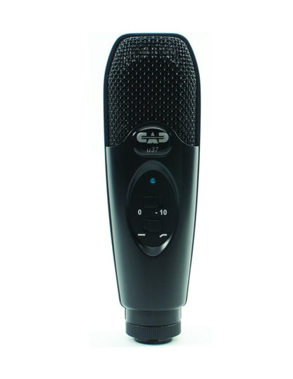 CAD Audio U37 USB Large Diaphragm Cardioid Condenser Microphone w/Tripod Stand, 10' USB Cable