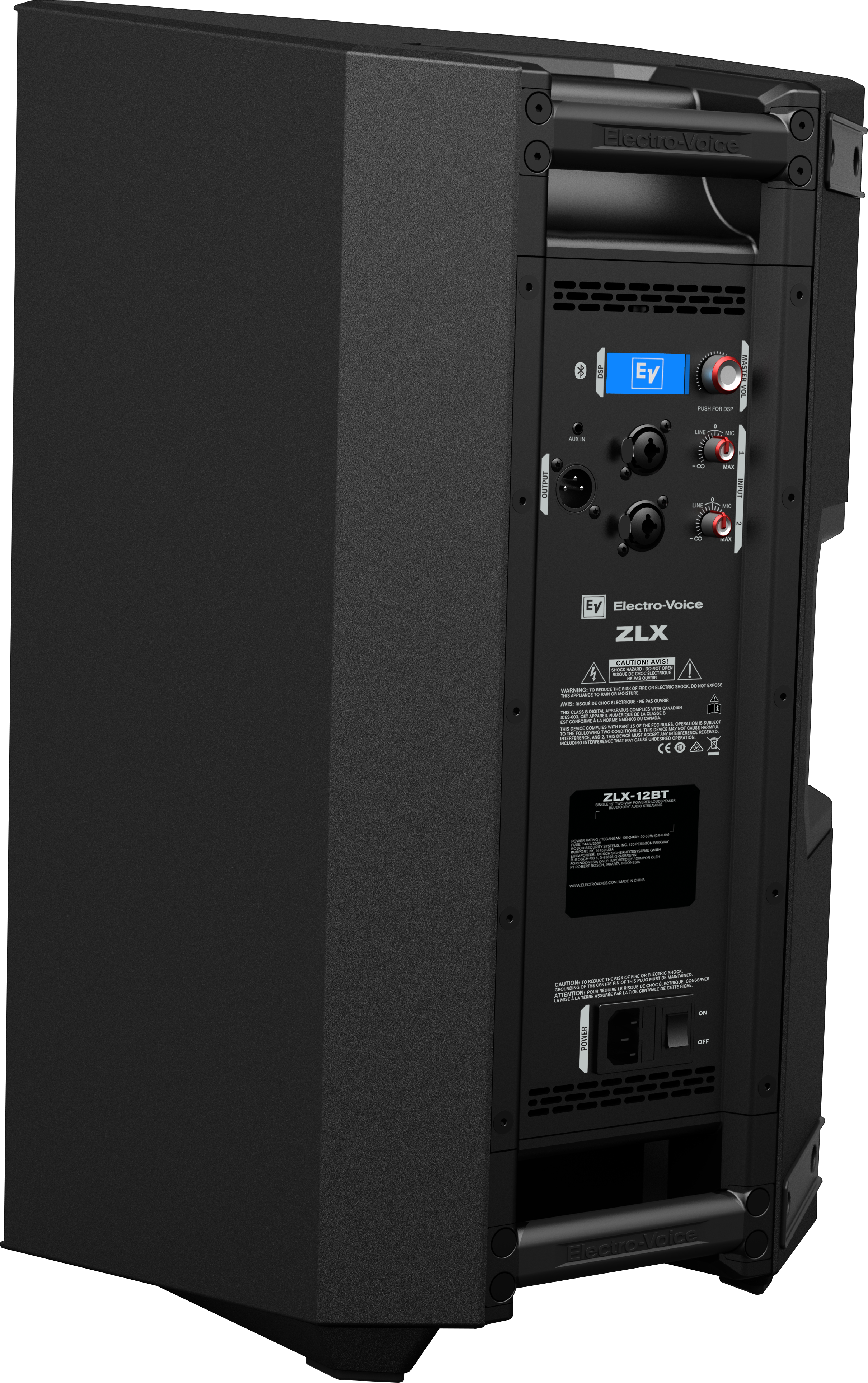 Electro-Voice ZLX-12BT 1000W 12" Powered Loudspeaker with Bluetooth